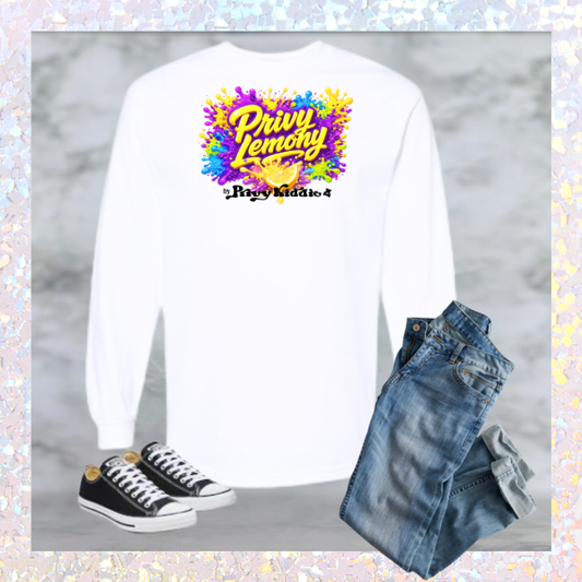 Privy Lemony Long-Sleeve Logo Tee