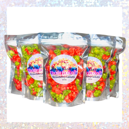 Strawberry Fantasy Candy Popcorn