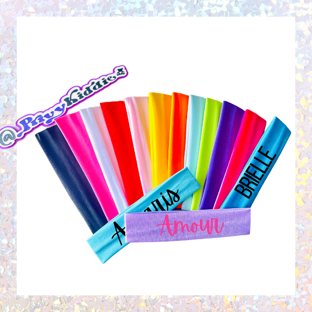Personalized Kids Name Headbands