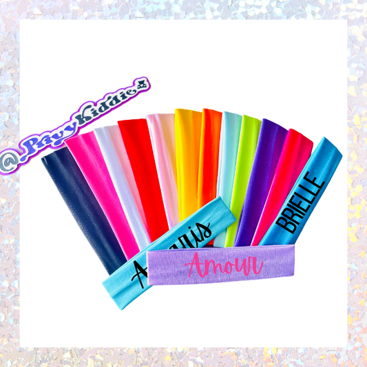 Personalized Kids Name Headbands