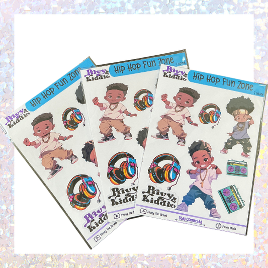Hip Hop Zone Sticker Sheet