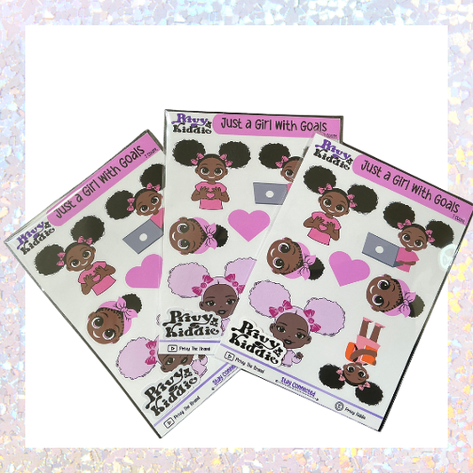 Girl w/ Goals Sticker Sheet