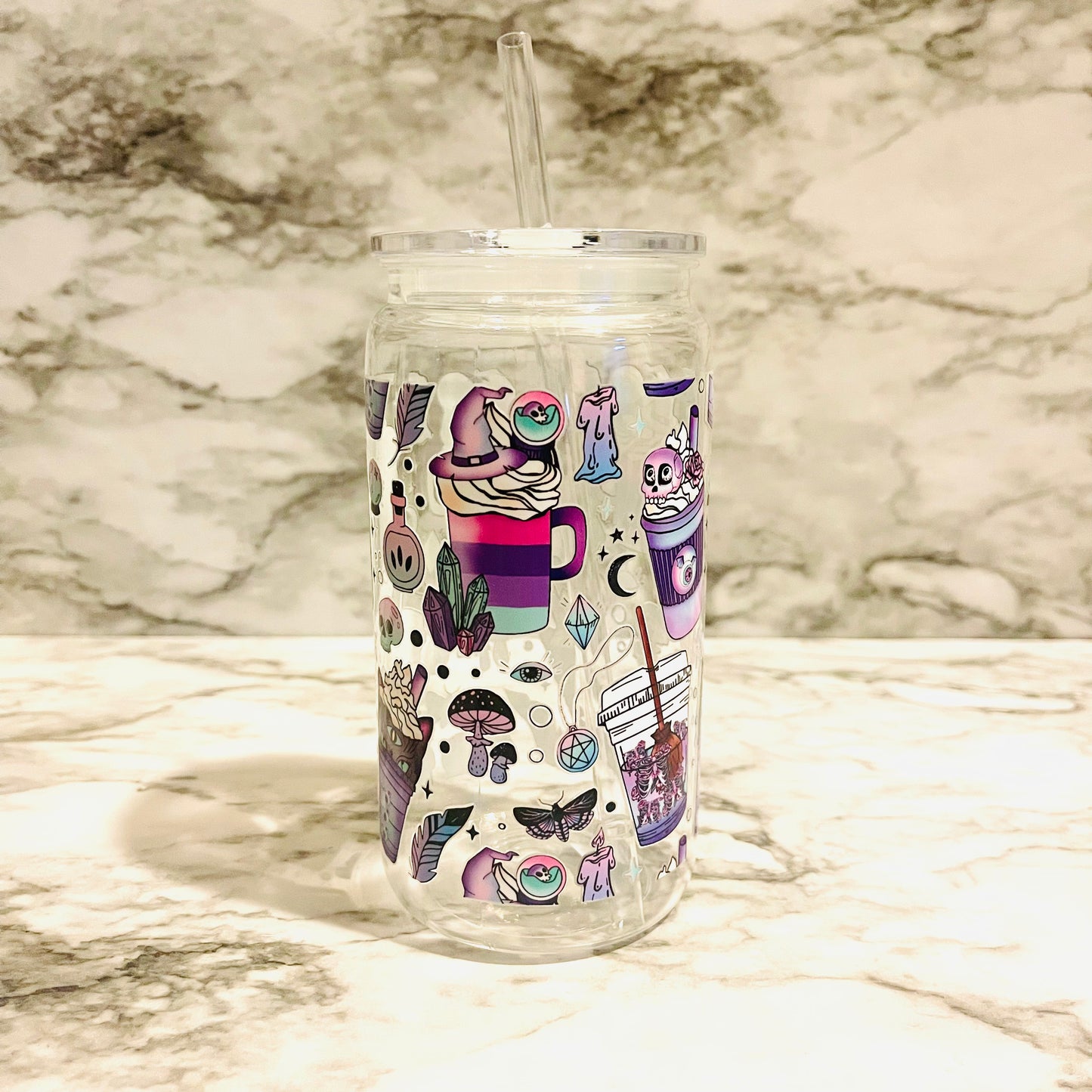 Mystical Vibes - Clear Tumbler